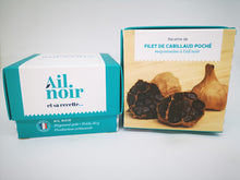 Charger l'image dans la galerie, Ail Noir Maison Boutarin "dégoussé plelé" 50g Recette Cabillaud