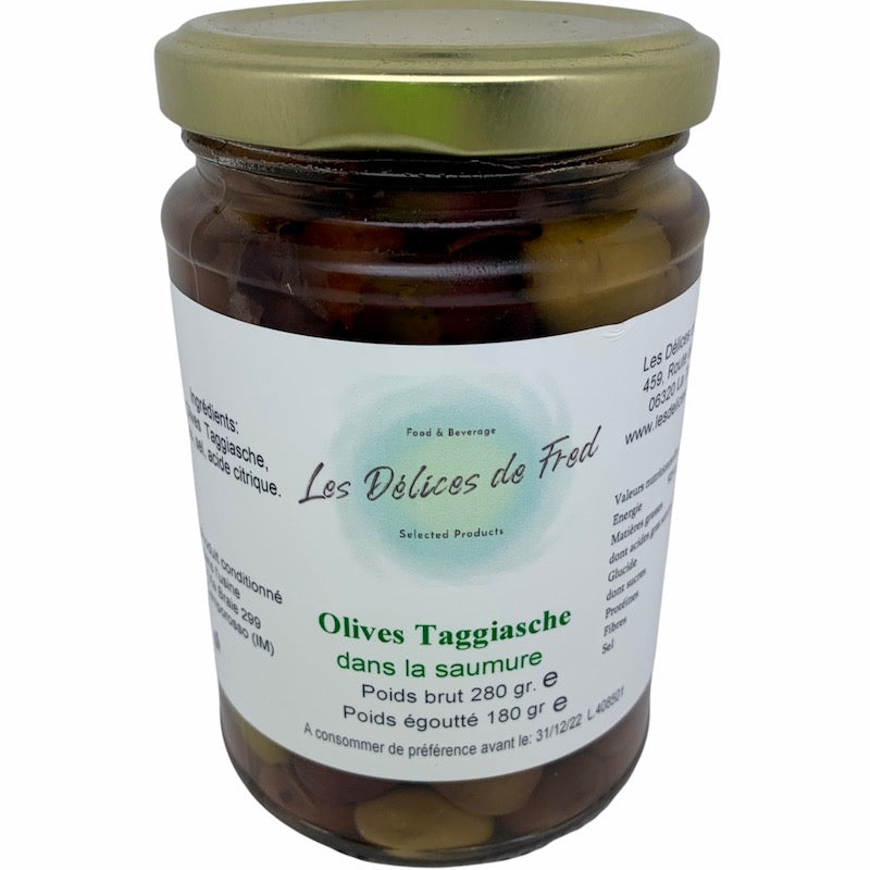 Olives Taggiasca en Saumure 180g